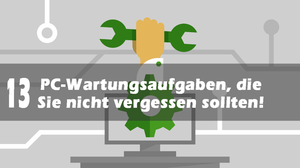 PC-Wartungsaufgaben