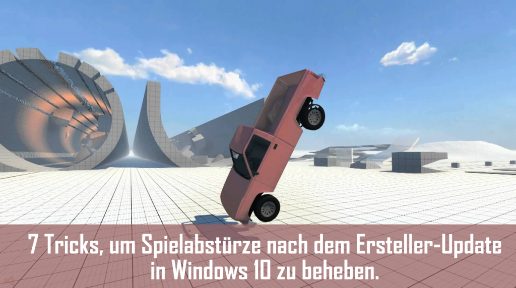 Fix Spiel stürzt ab Problem in Windows 10