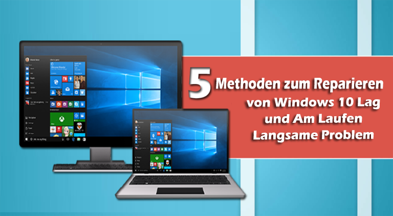 Repariere Windows 10 Verzögerung