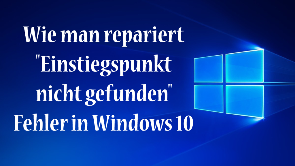 Einstiegspunkt nicht gefunden