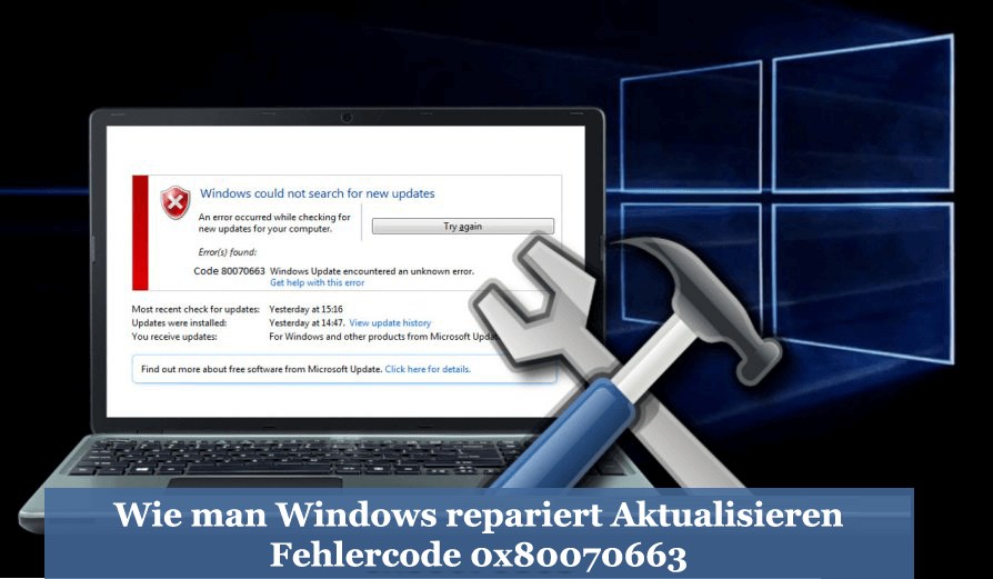 Windows Update Fehler 0x80070663