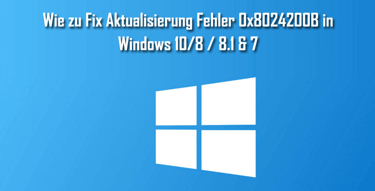 Windows-Aktualisierungsfehler 0x8024200B
