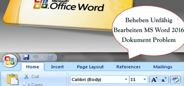 6 einfache Lösungen zum Beheben Unfähig Bearbeiten MS Word 2016 Dokument Problem 6 einfache Lösungen zum Beheben Unfähig Bearbeiten MS Word 2016 Dokument Problem