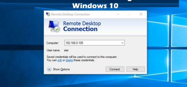 Wie man klar RDP-Verbindungsverlauf in Windows 10